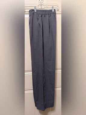 Gray Pants with Front Pleats Size Small